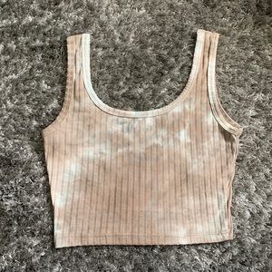 Shein tie dye crop top, size small